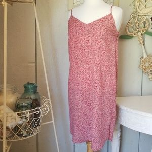 Joe Fresh Paisley Shift Dress With Bow Tie Back